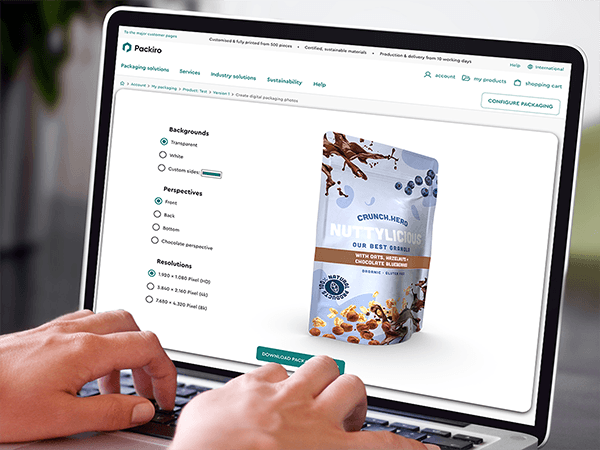 Computer Generated Image Packshot 3D preview and digital packshots | Packiro