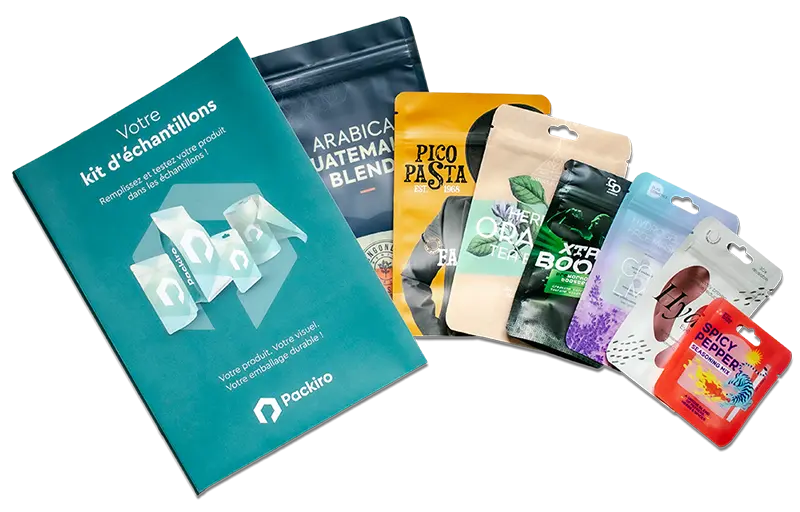 Échantillons d'emballage Packiro